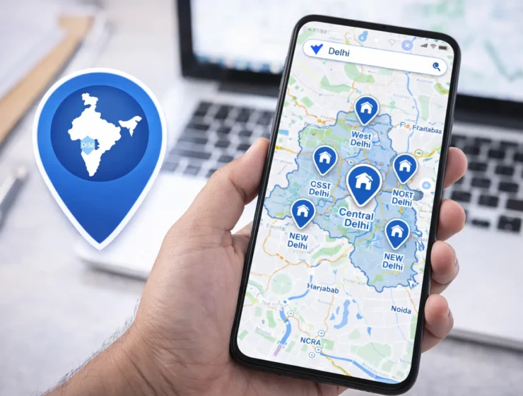 Coverage across all Delhi regions